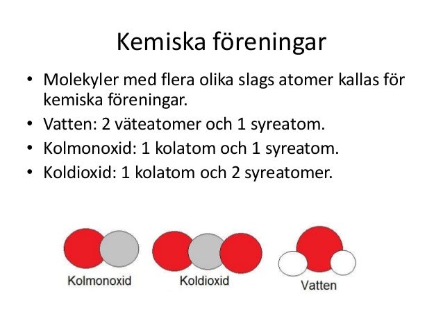 vad är en kemisk förening